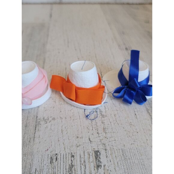 Mini Church Top Hat both variety set ornament Xmas - Picture 3 of 10